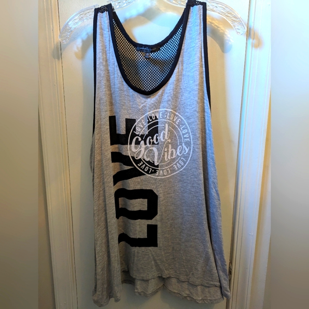 Love Good Vibes tank top